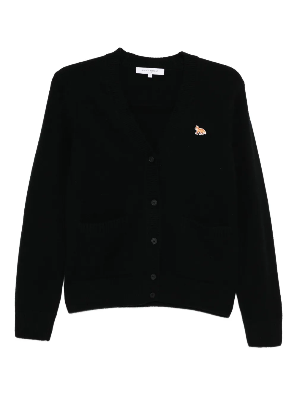 

Кардиган с нашивкой Baby Fox Patch Maison Kitsuné, черный