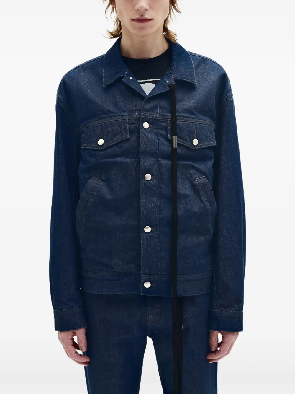 

Джинсовая куртка Patrick Ann Demeulemeester, синий