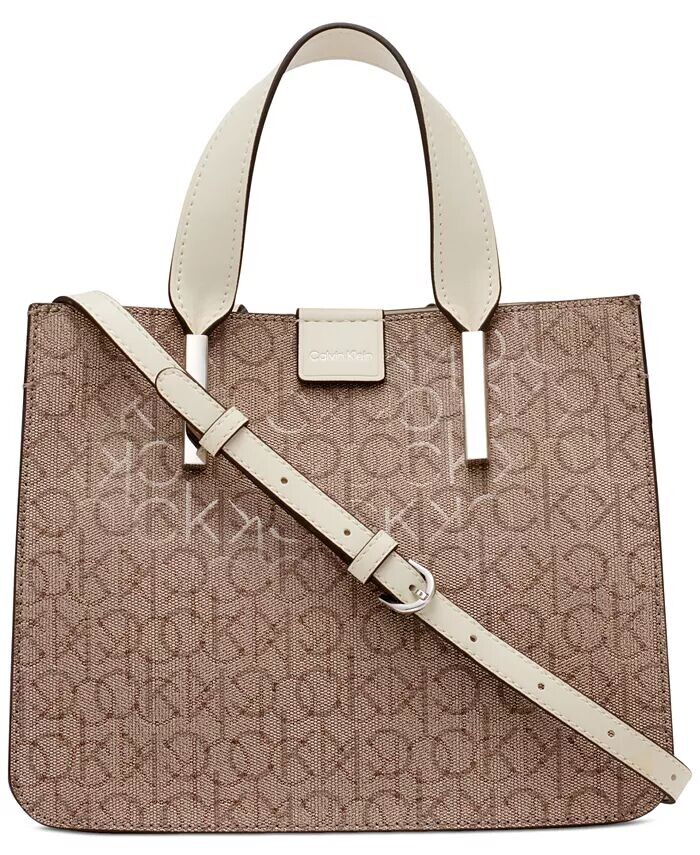 

Кроссбоди-трансформер Audrey Signature Calvin Klein, коричневый