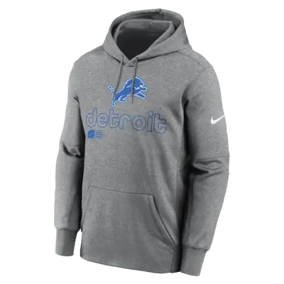 

Худи Nike Detroit Lions Men’s Therma NFL Pullover Hoodie, цвет Grey Heather