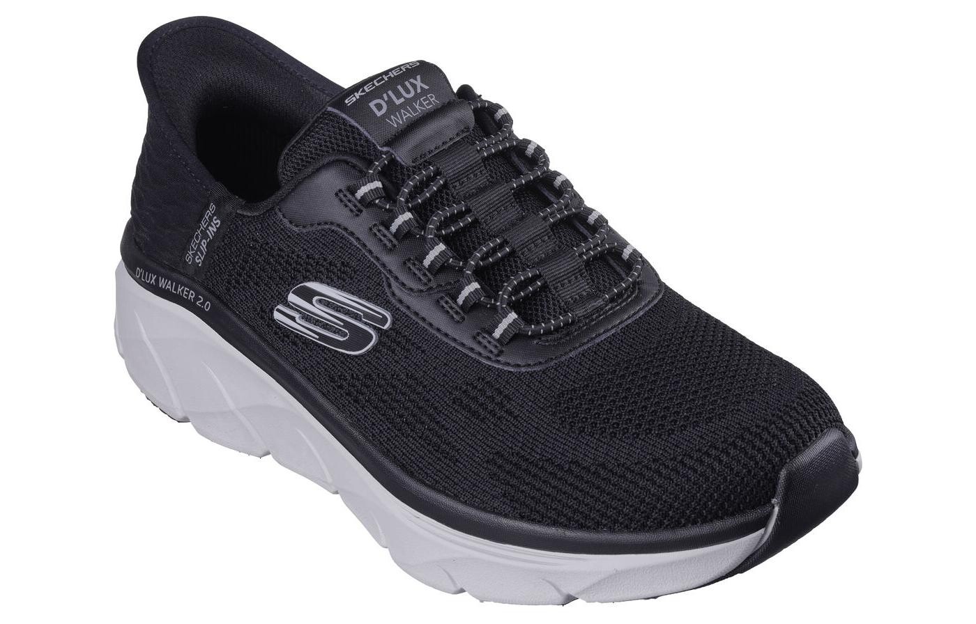 Кроссовки мужские низкие темно-серые Skechers — фото 3