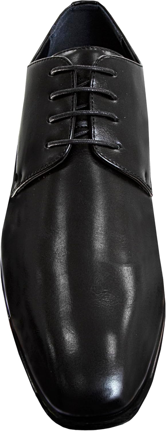 Мужские элегантные черные кожаные формальные туфли Perry Ellis, классические туфли оксфорд и дерби для взрослых — фото 2