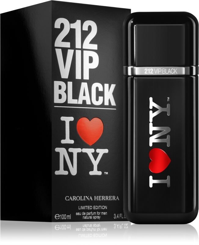 

Carolina Herrera, 212 VIP Black I love New York, парфюмированная вода, 100 мл