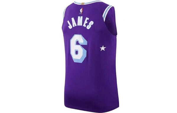 Майка Nike x NBA LA Lakers Jerseys 'LeBron James 6', фиолетовый — фото 2