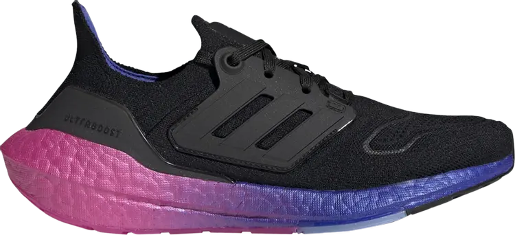 

Кроссовки Wmns UltraBoost 22 'Black Lucid Blue Fuchsia', черный