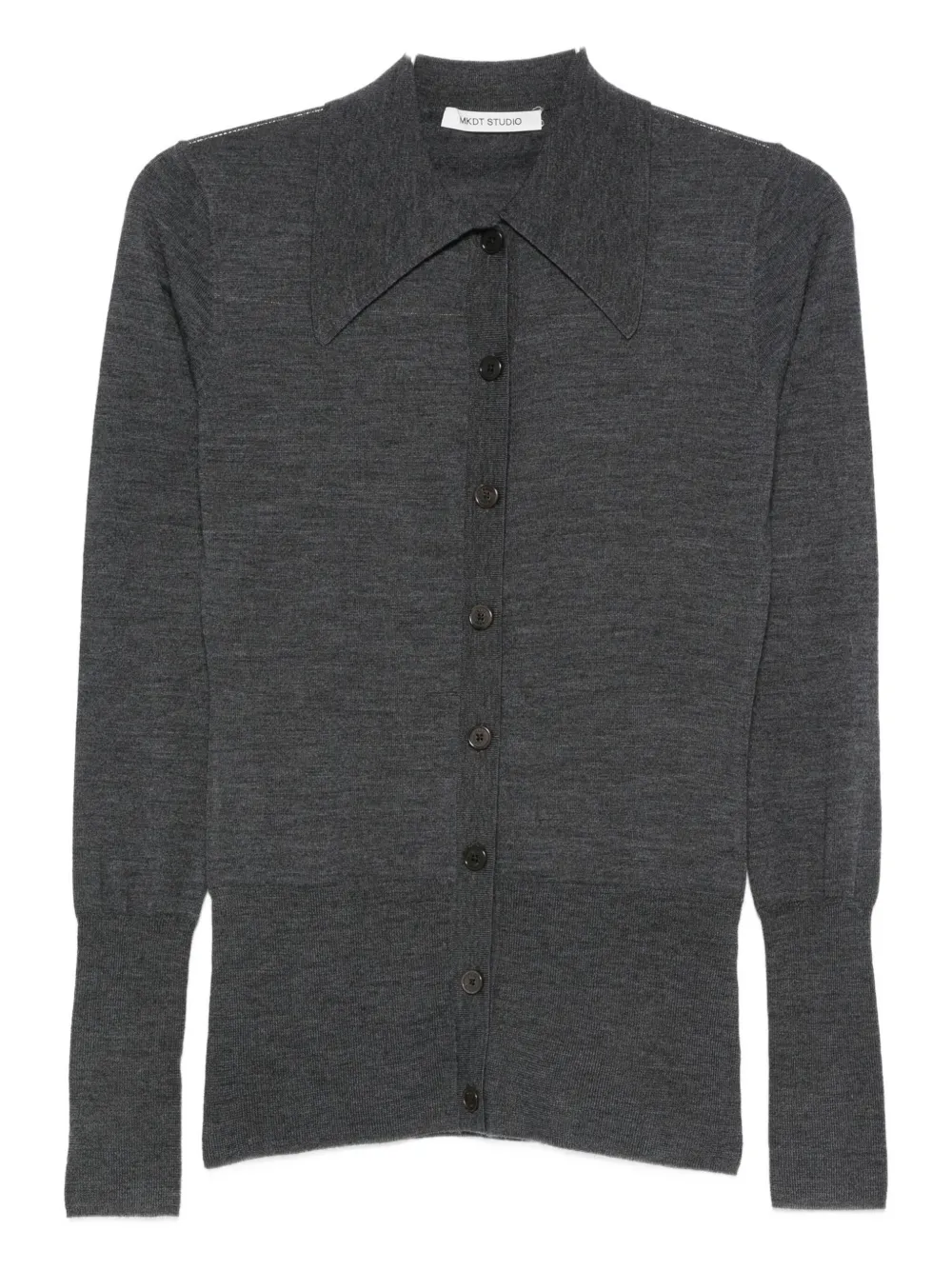 

Кардиган с воротником и застежкой на пуговицы MARK KENLY DOMINO TAN, серый