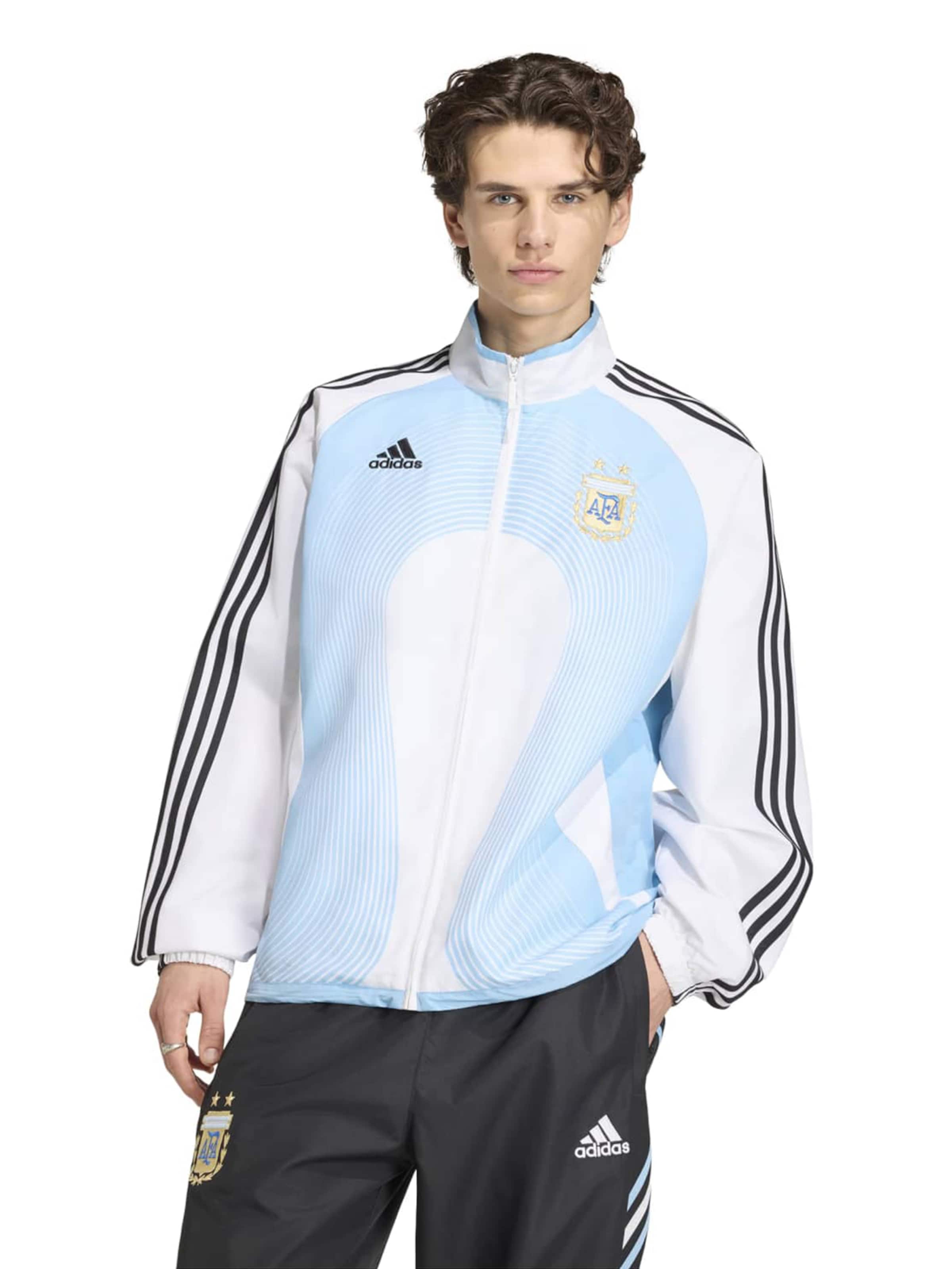 Adidas Performance Спортивная куртка 'Argentina Home' в белом цвете — фото 2