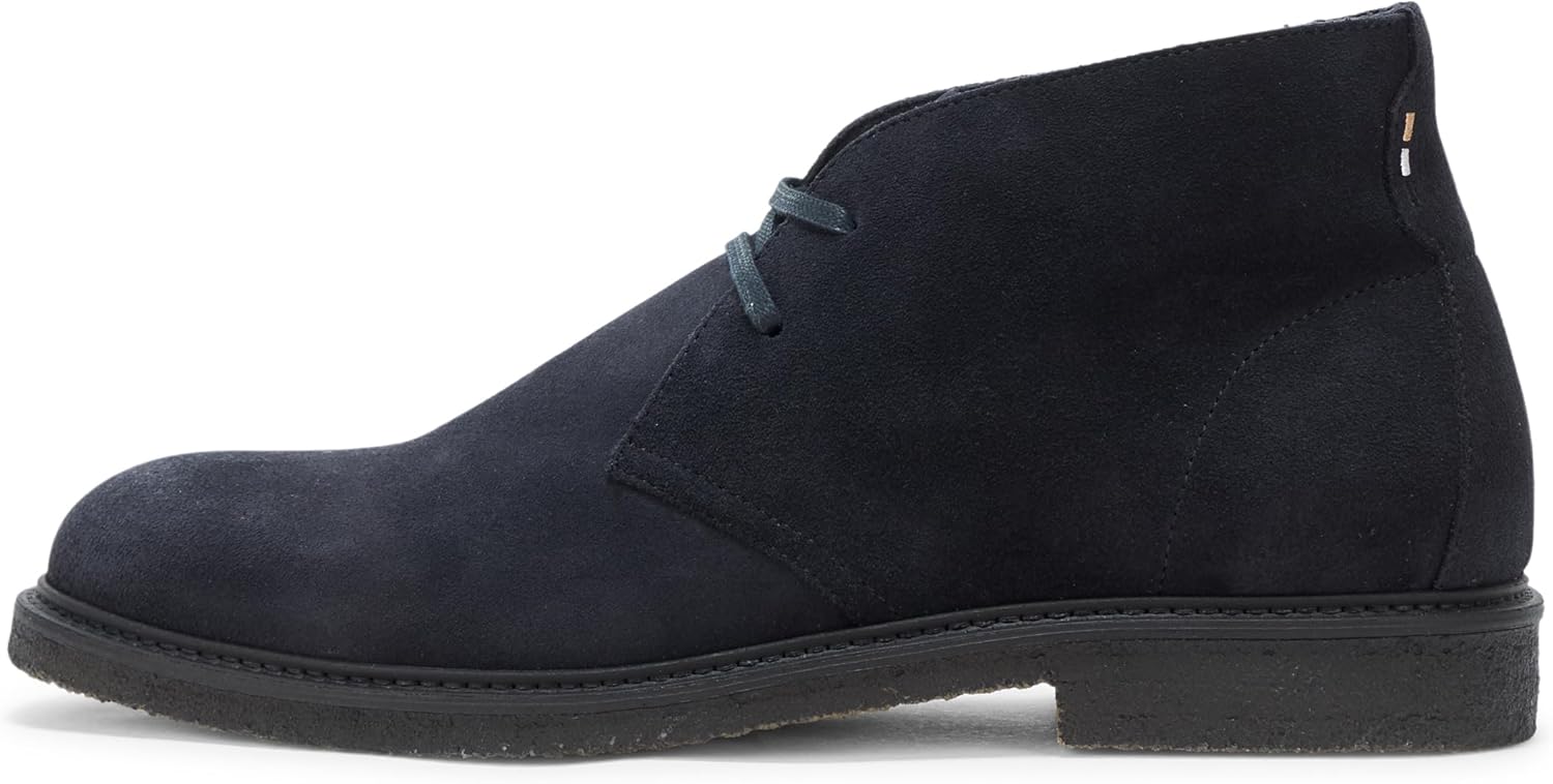 BOSS мужские замшевые пустынные ботинки Chukka, Clean Navy — фото 2
