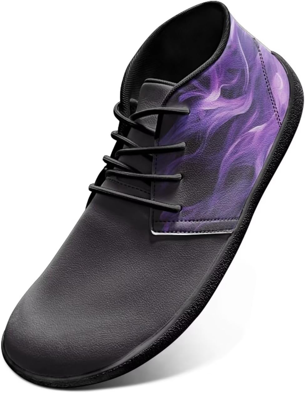 

Мужские кроссовки UNICEU с широкой носочной частью, из PU-кожи, минималистичные, босоногообразные, без шнурков, повседневные, с подошвой нулевого перепада, для тренировок и бега, фиолетовый