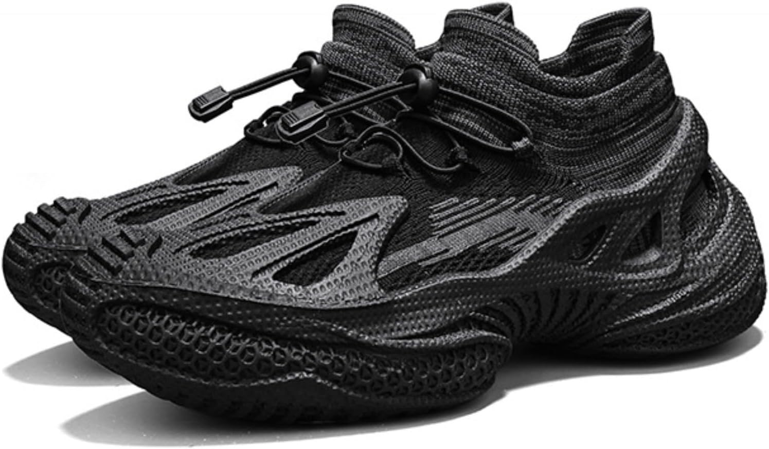 

Мужские кроссовки Y2K Futuristic из трикотажа и ТПУ, легкие, дышащие, с амортизацией Ctkvbmeoi, черный