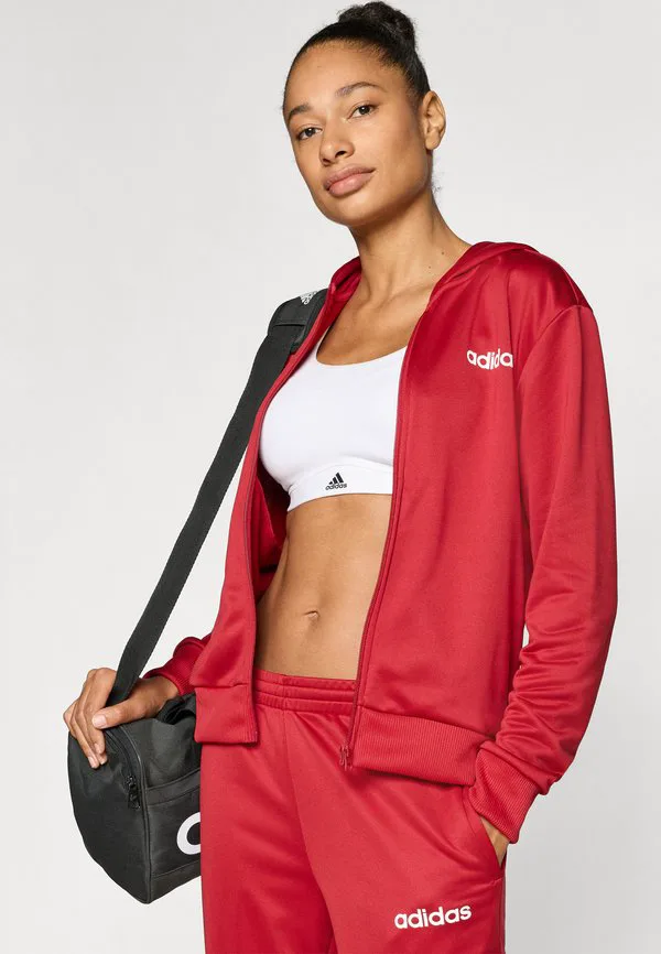 Линейный спортивный костюм Adidas Sportswear, Active Maroon — фото 4