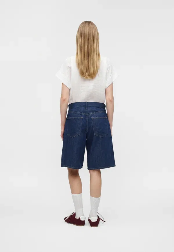 Джинсовые шорты Gap, темная стирка — фото 3