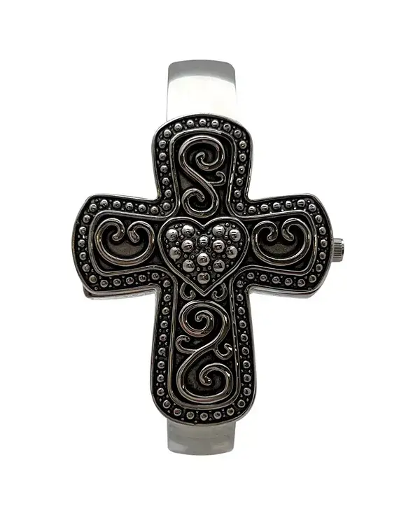 

Женские часы с серебряным браслетом в форме креста Olivia Pratt, silver