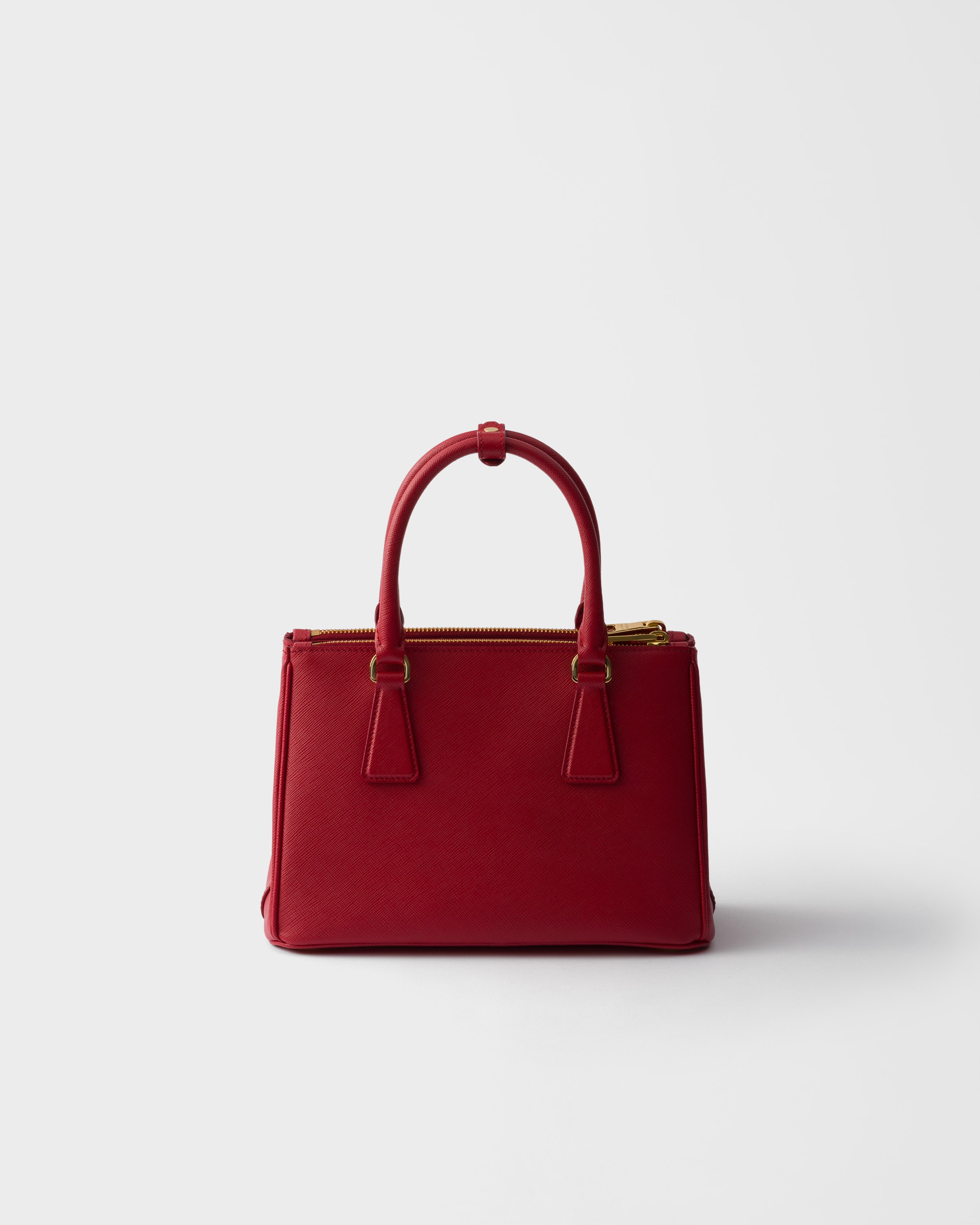 Сумка Prada Galleria из мелкой сафьяновой кожи Prada, ярко-красный — фото 3