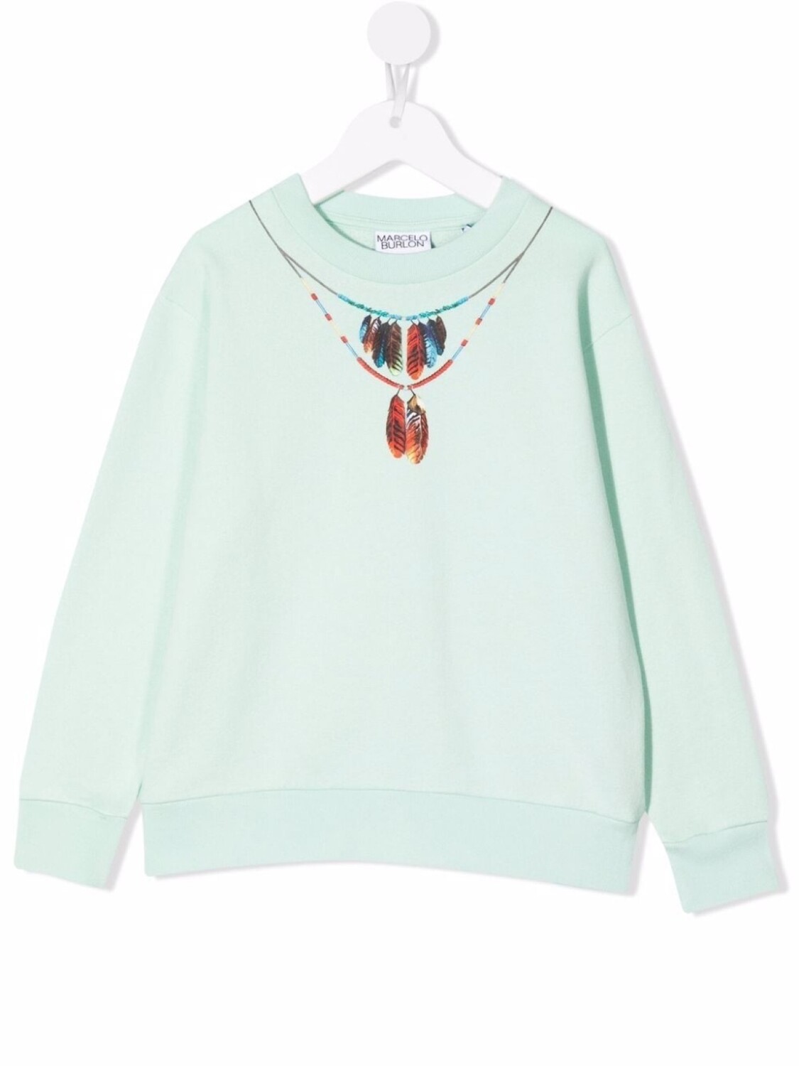 

Marcelo Burlon County Of Milan Kids толстовка с принтом, зеленый