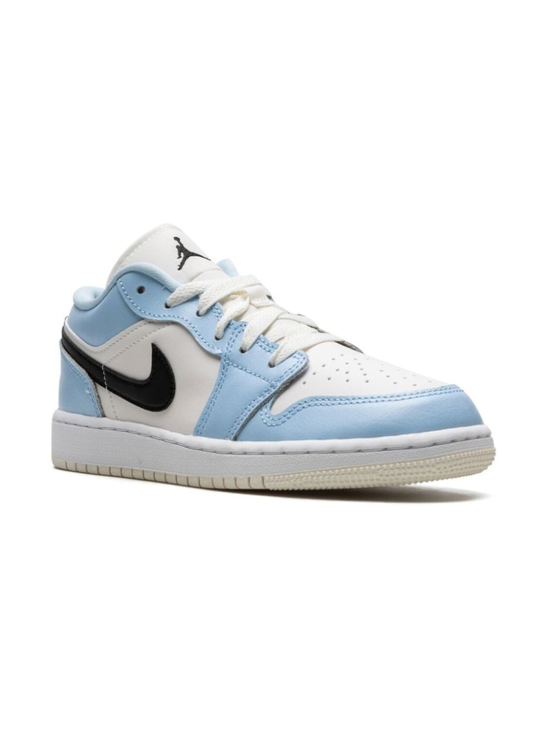 Кроссовки Air Jordan 1 Low Ice Blue Jordan Kids, синий — фото 2