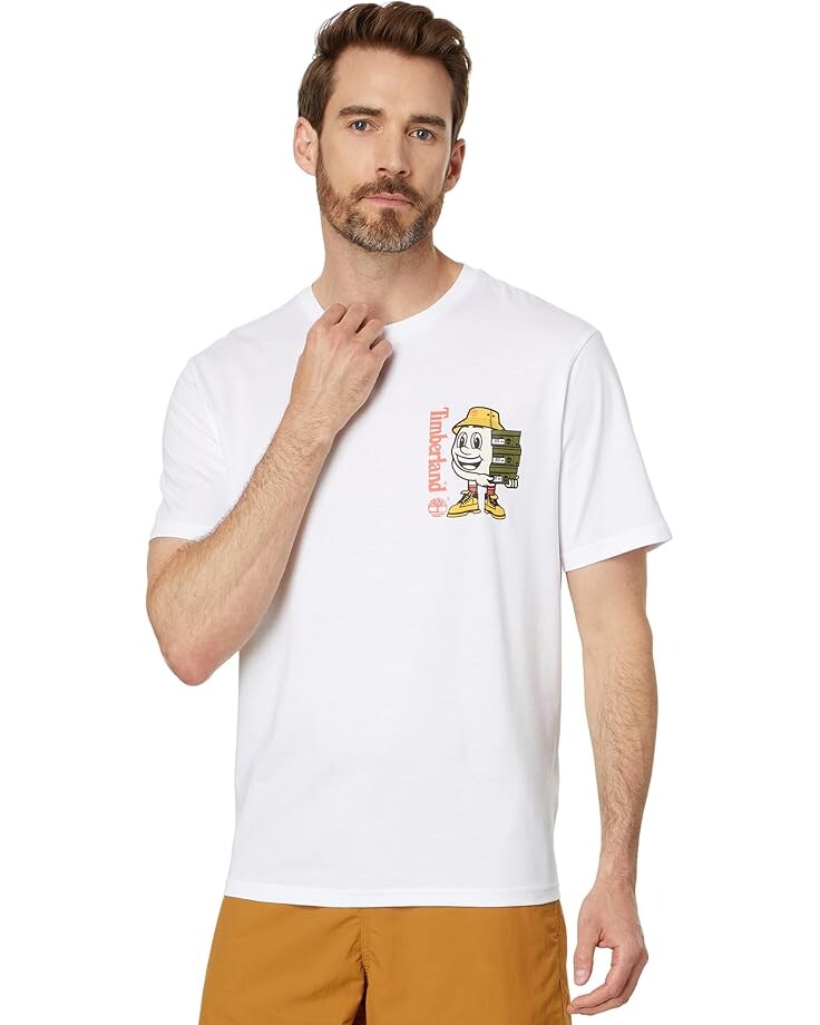 

Футболка Timberland Shoe Box Graphic Tee, белый