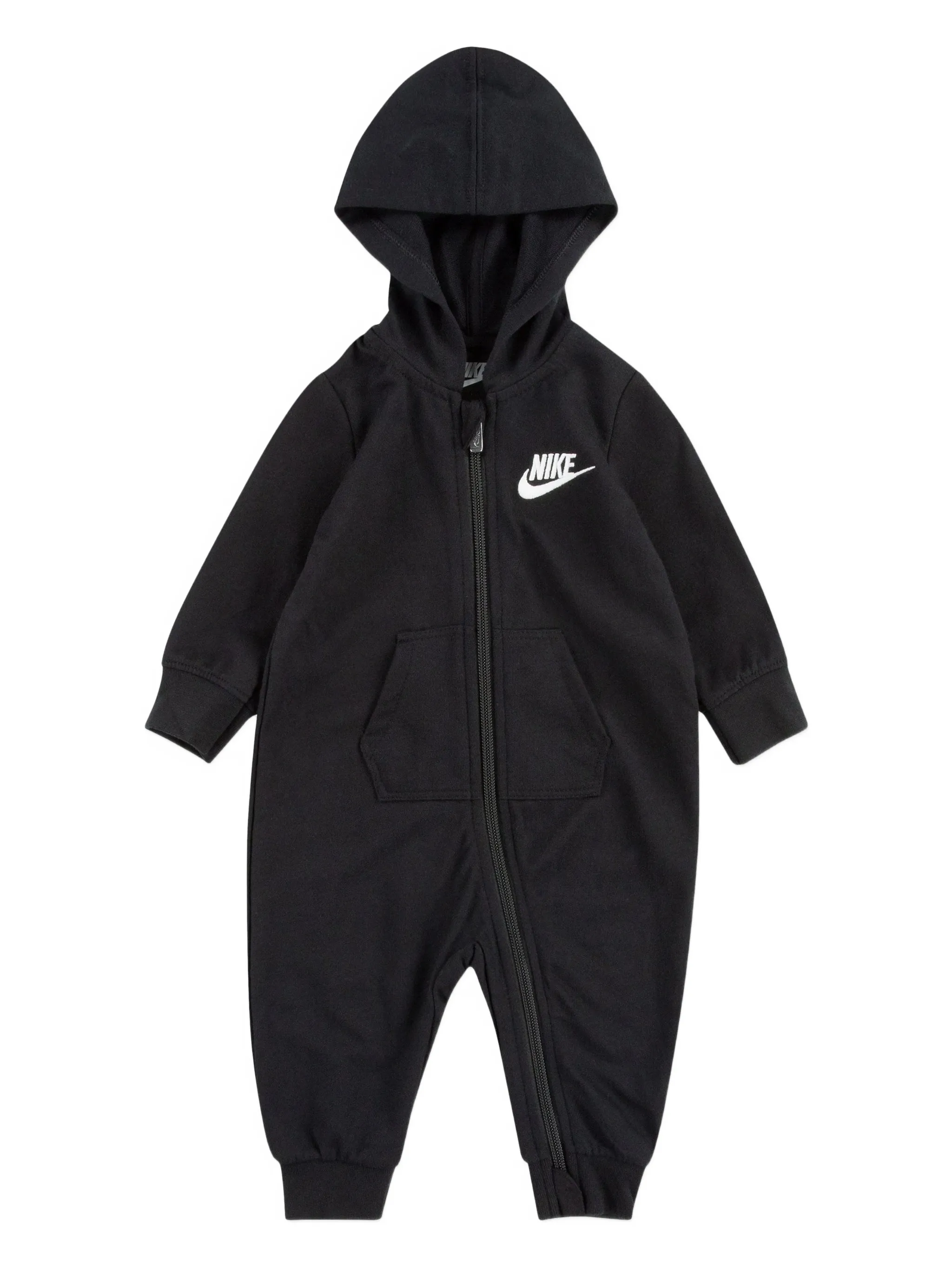 

Комбинезон на молнии с капюшоном Nike Kids, черный