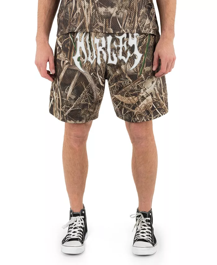 

Мужские шорты Mosh Pit Mesh с принтом Realtree Hurley, черный