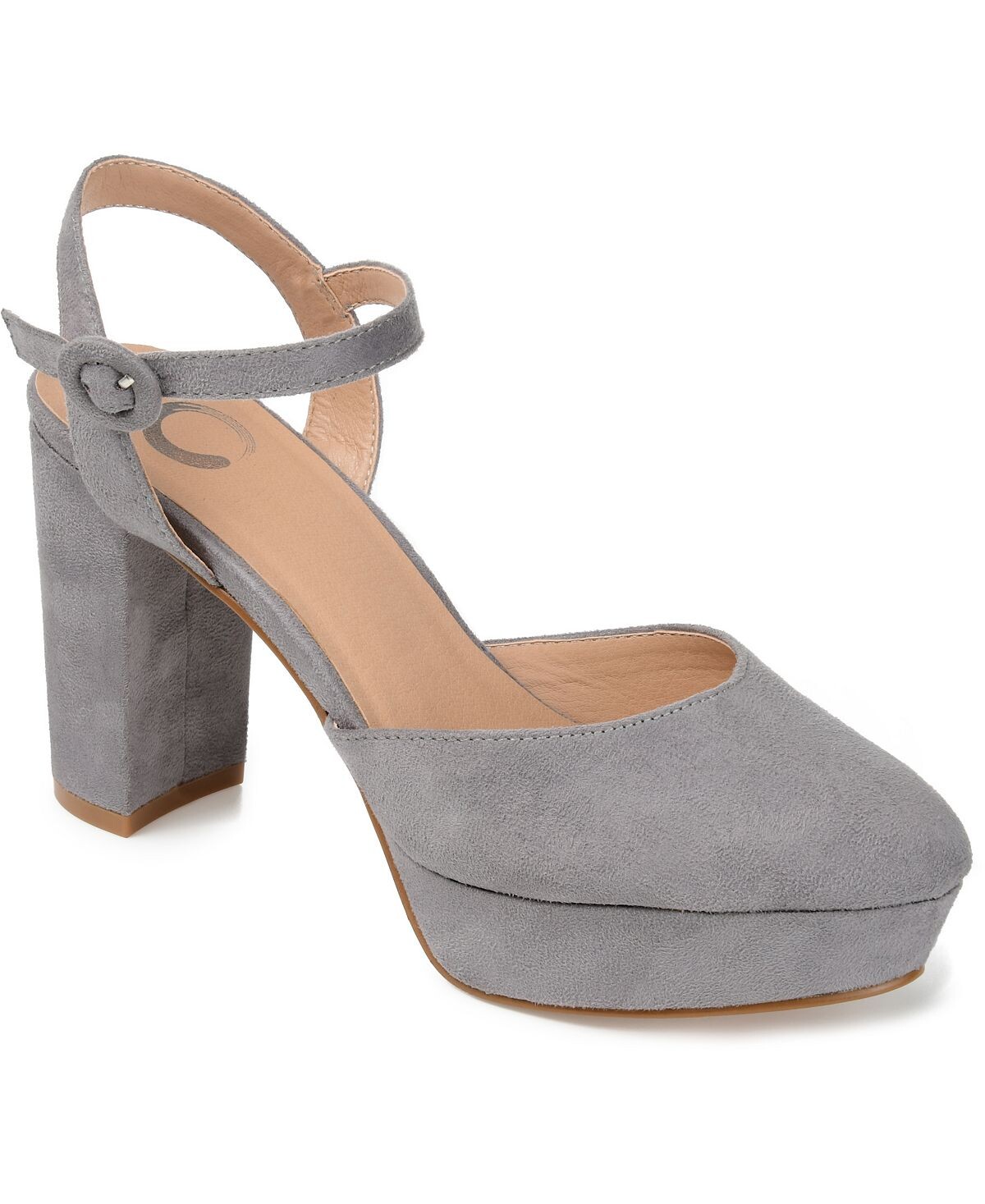 Женские туфли Roslynn на платформе Journee Collection, серый