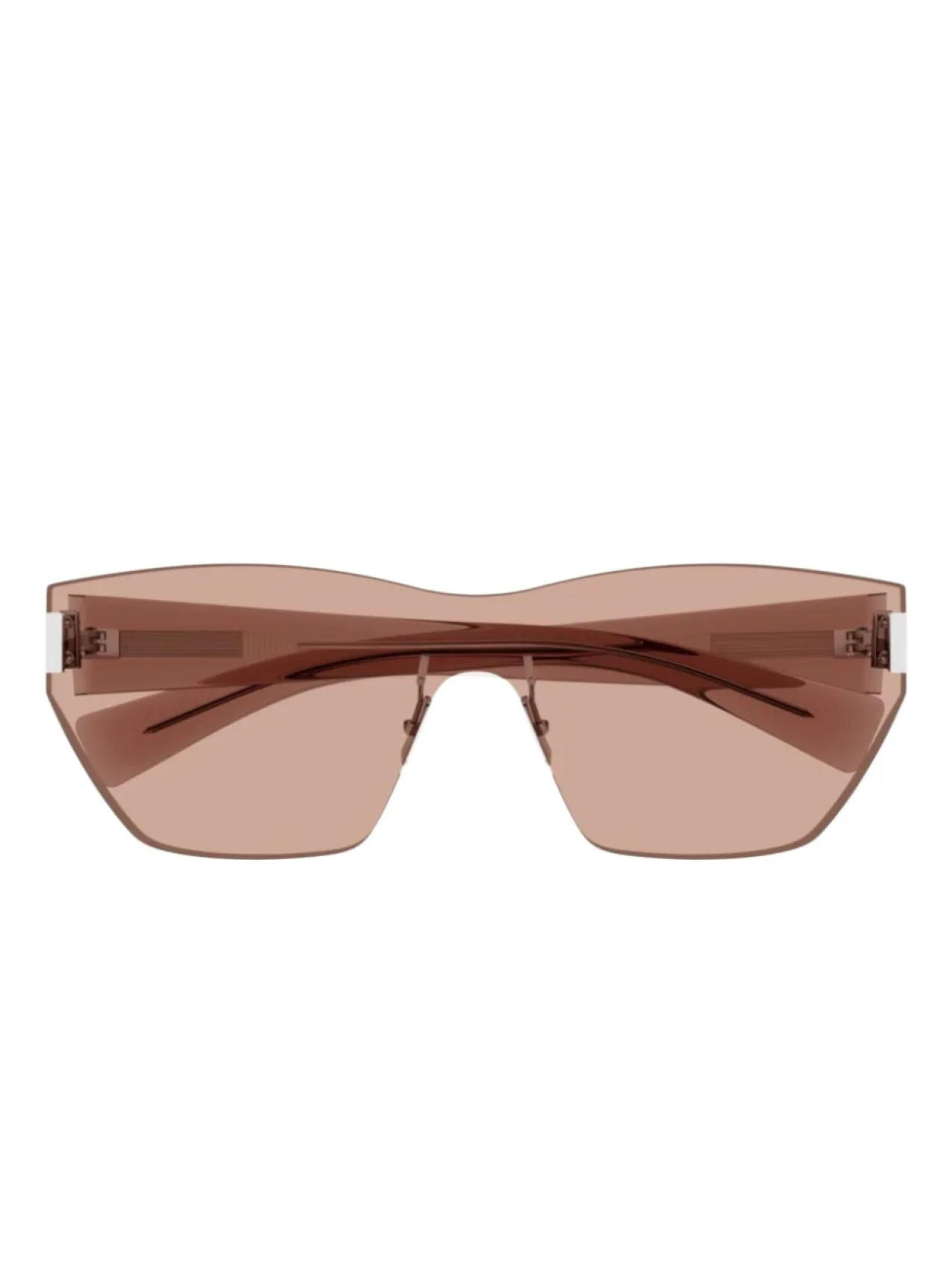 

Солнцезащитные очки без оправы Saint Laurent Eyewear, розовый