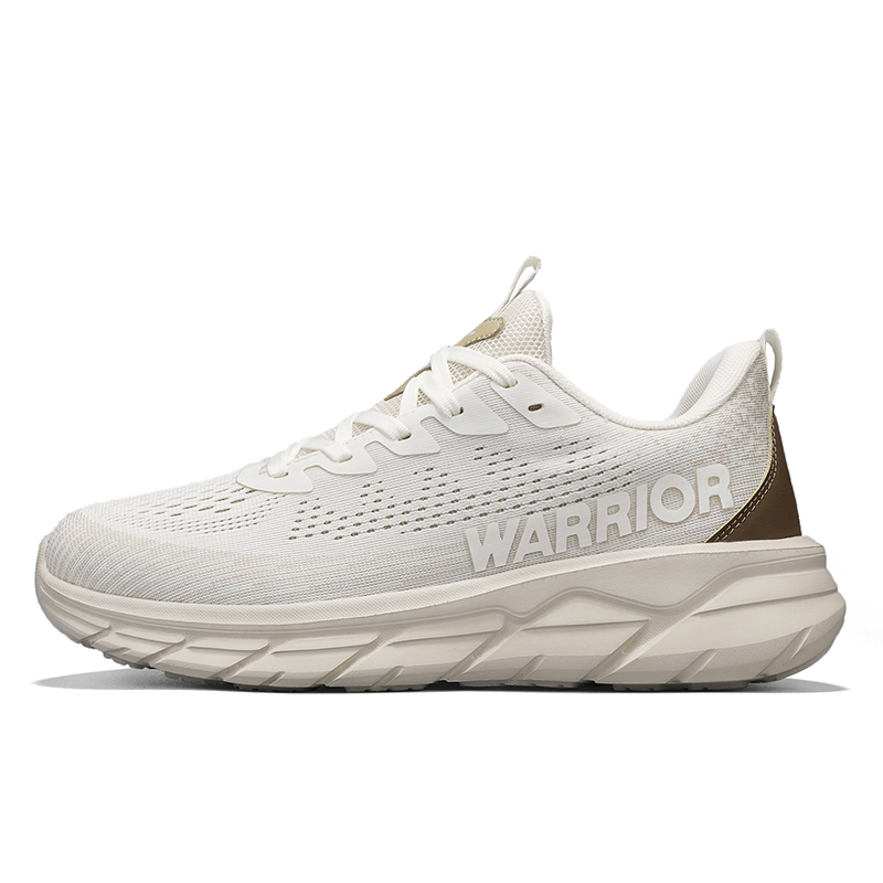 

WARRIOR Кроссовки Coverage Abrasion Resistant Lightweight Breathable Slip Resistant Low top Casual Shoes Men's Beige Khaki