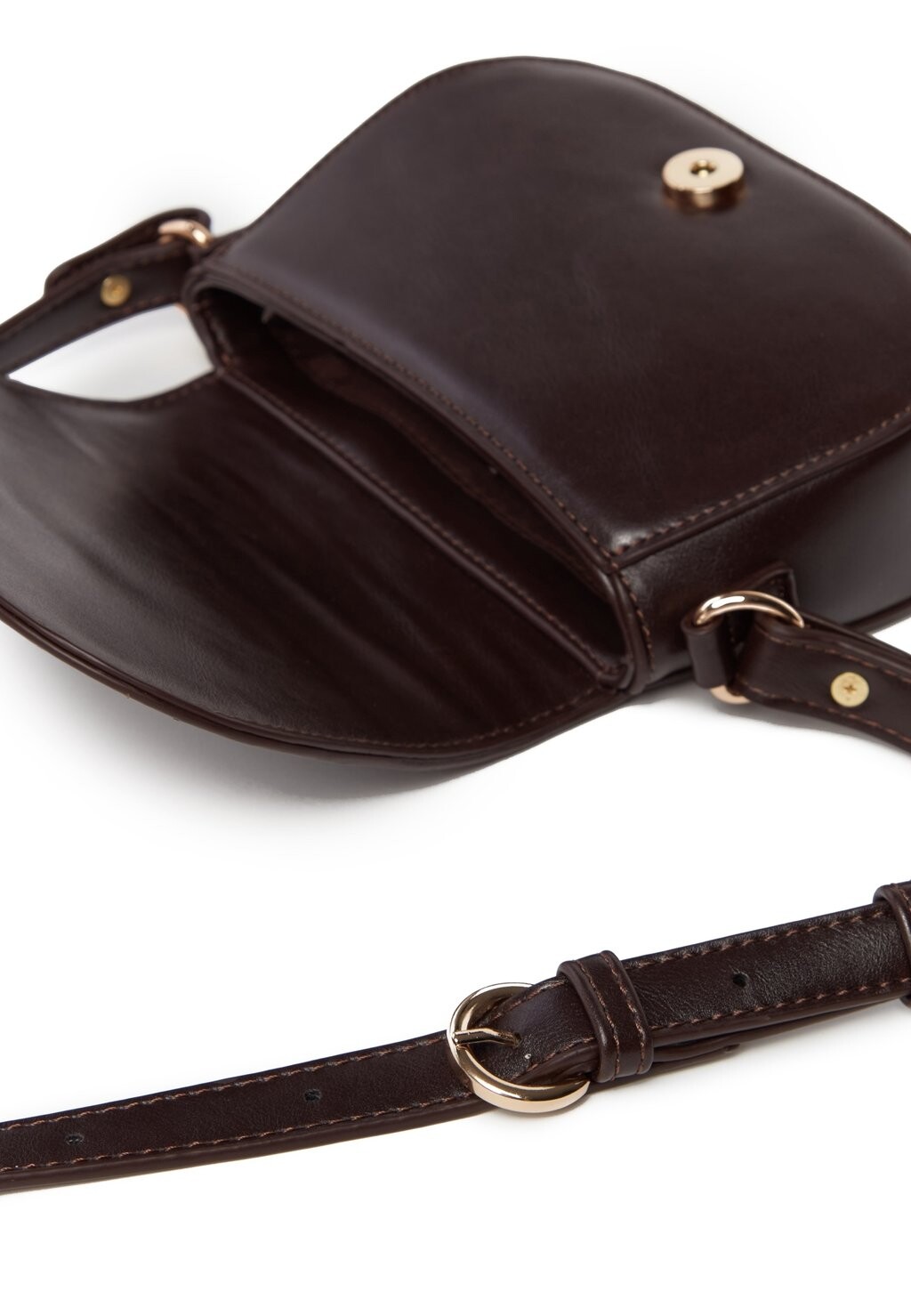 

Сумка через плечо ROUNDED WITH STRAP PIOMBO, темно-коричневый