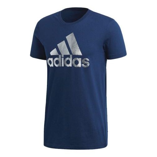 

Футболка men's sports short sleeve blue t-shirt Adidas, синий