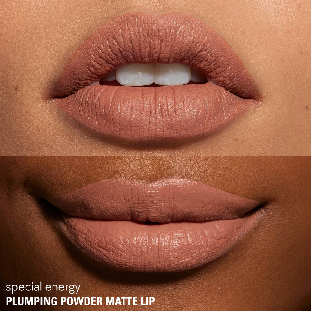 Жидкая помада Kylie Cosmetics Plumping Powder Matte Lip, warm nude/special energy — фото 3