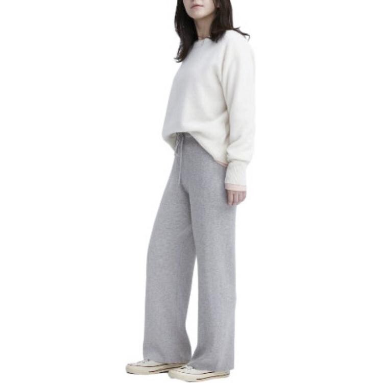 Повседневные брюки женские серые Uniqlo — фото 3