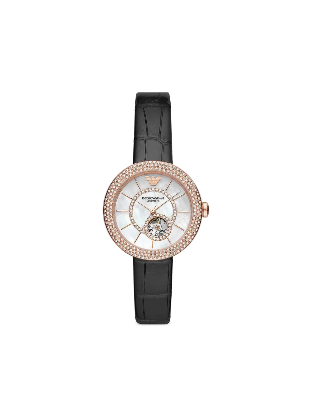 

Наручные часы 34 мм с кристаллами EMPORIO ARMANI, белый