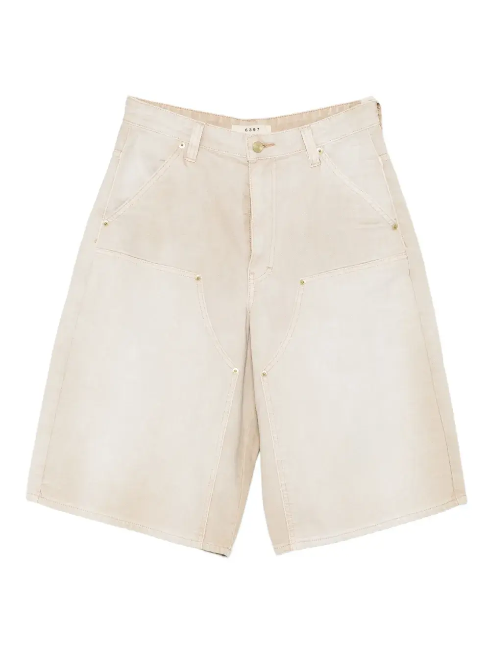 

Шорты со вставками 6397, кремовый