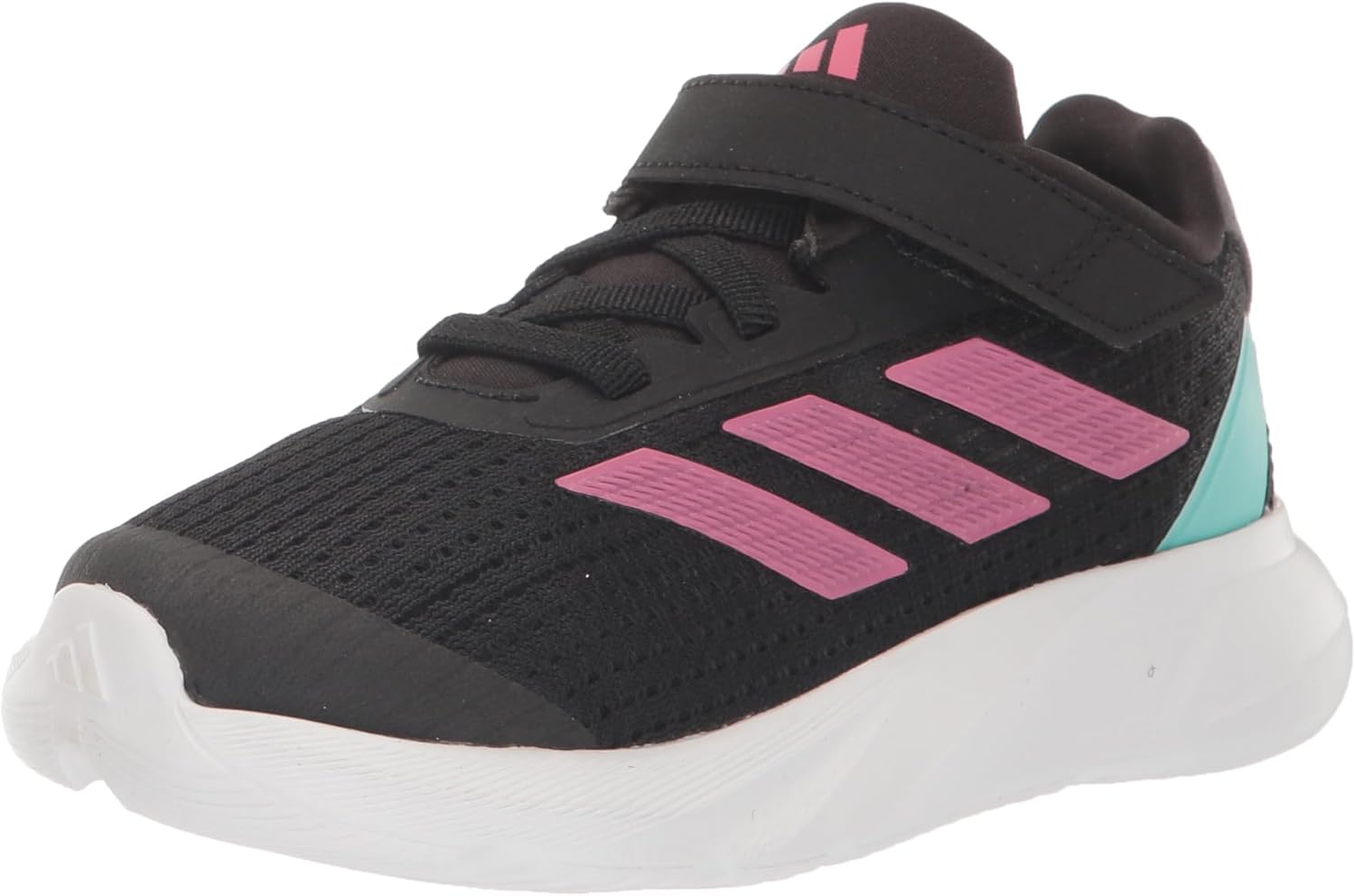 

Кроссовки adidas Kids' Duramo SL с эластичными шнурками, белый/черный/розовый
