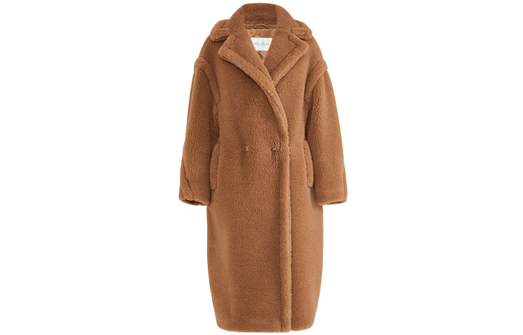

MaxMara Тедди Пальто Женское Верблюжий, Camel