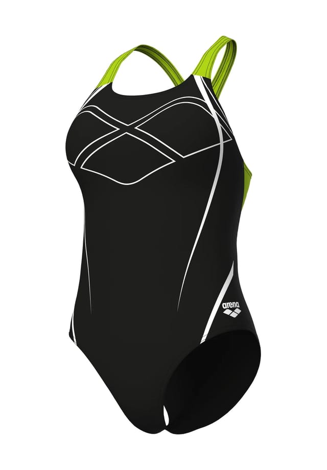 

Купальник Feel "graphic swim pro" быстросохнущий с защитой от ультрафиолета Arena, черный