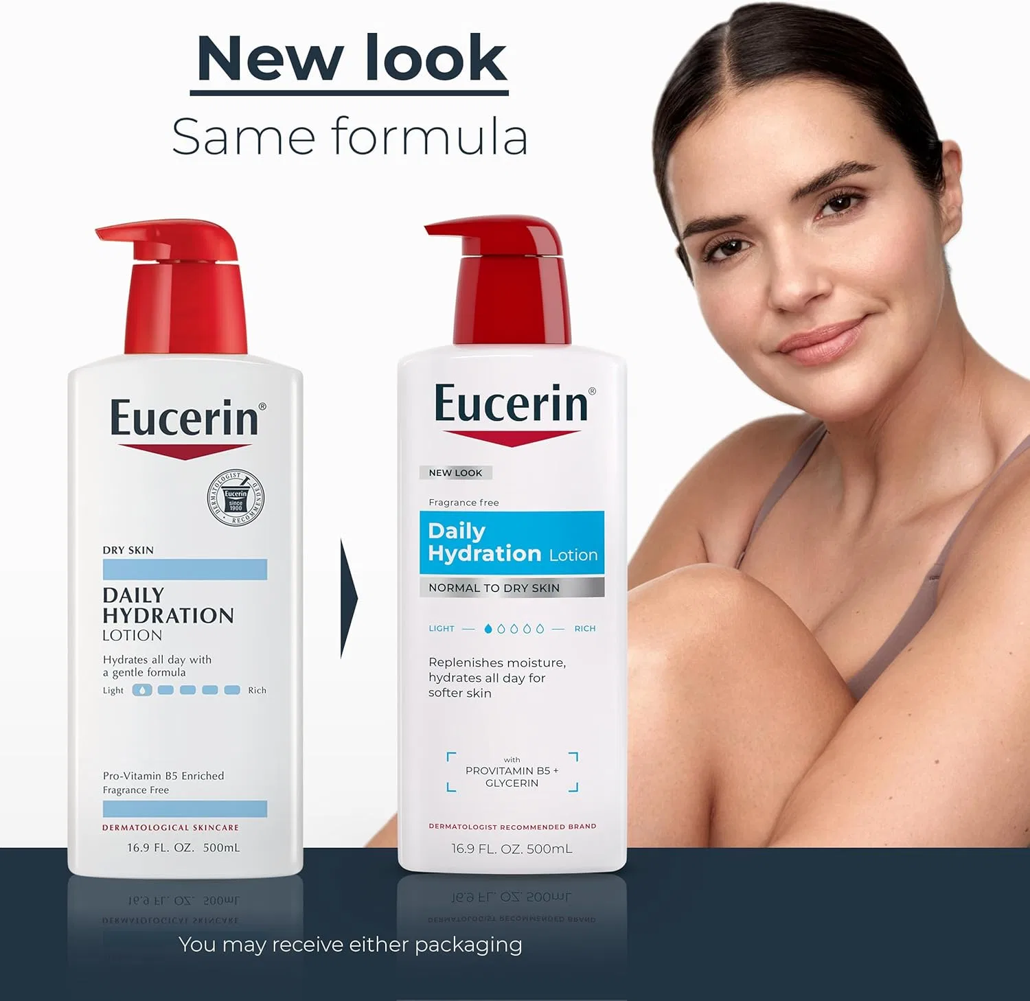 Лосьон для тела увлажняющий ежедневный Eucerin 500 мл — фото 2