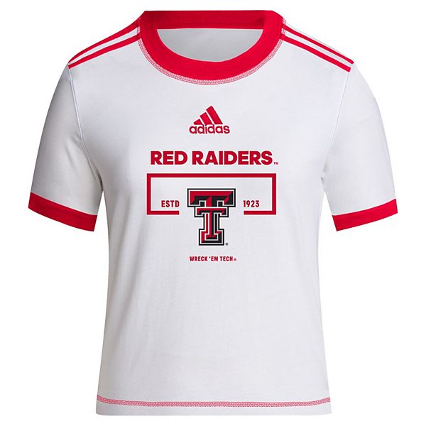 Мужская футболка с принтом Texas Tech Red Raiders Adidas — фото 3