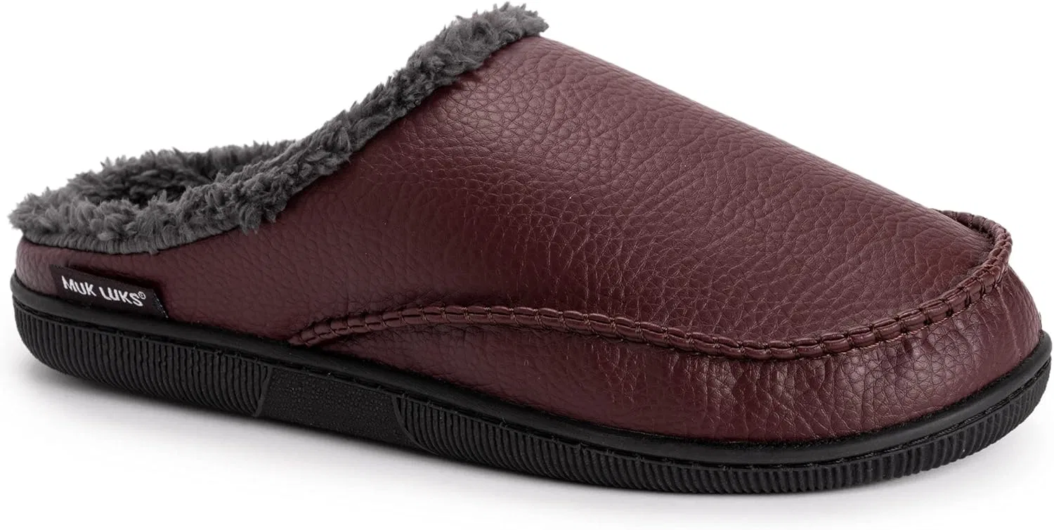 Тапочки из искусственной кожи MUK LUKS, коричневый