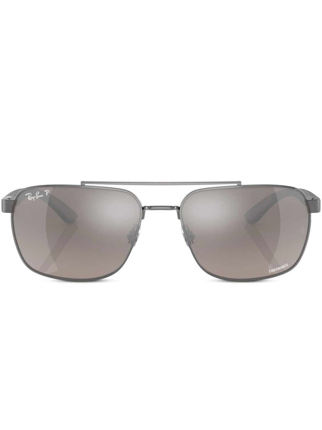 

Солнцезащитные очки в прямоугольной оправе Ray-Ban, серый