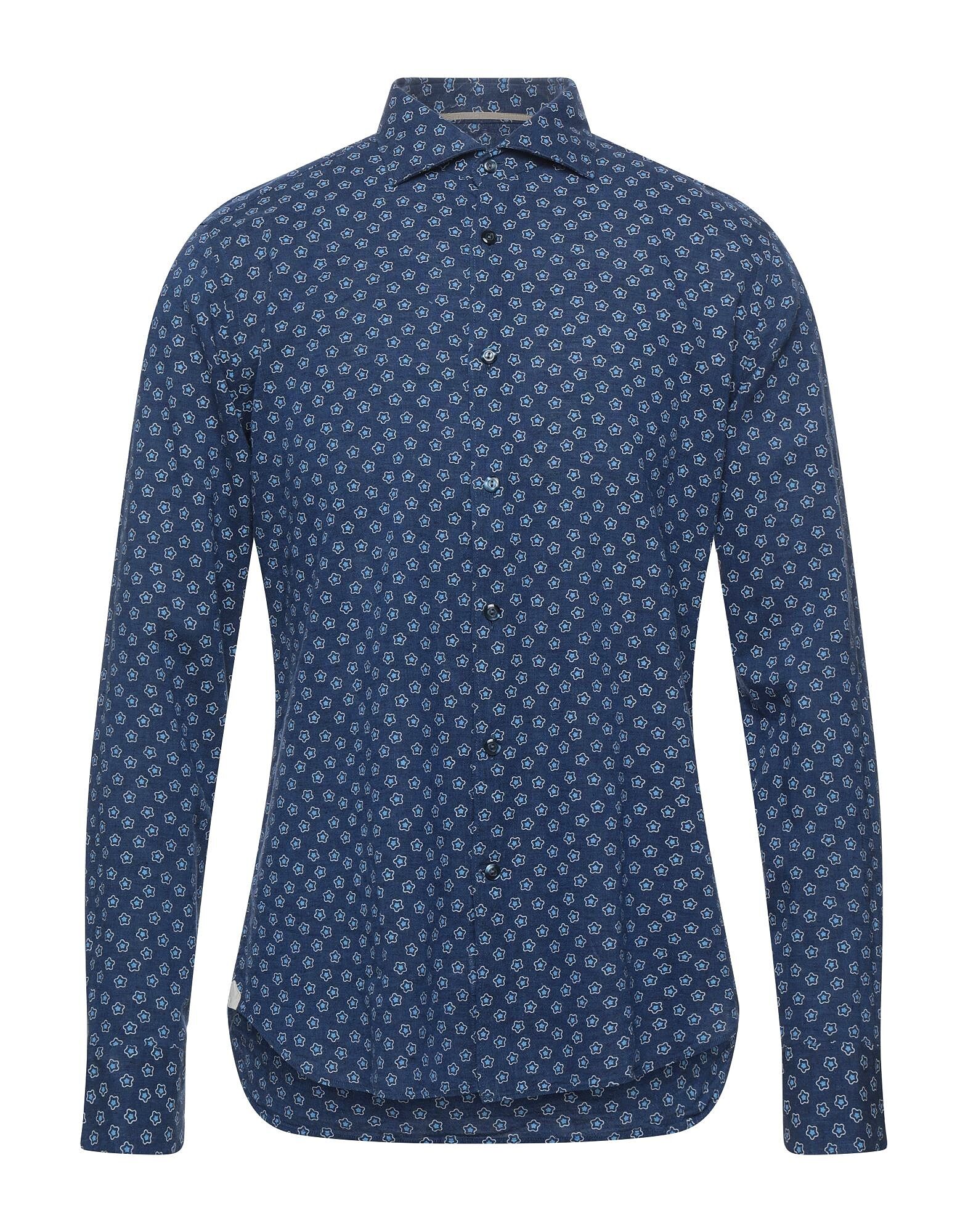 

Рубашка Tintoria Mattei 954, полуночно-синий