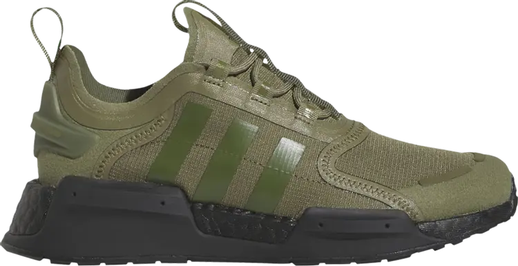 

Кроссовки NMD_V3 J 'Focus Olive', зеленый