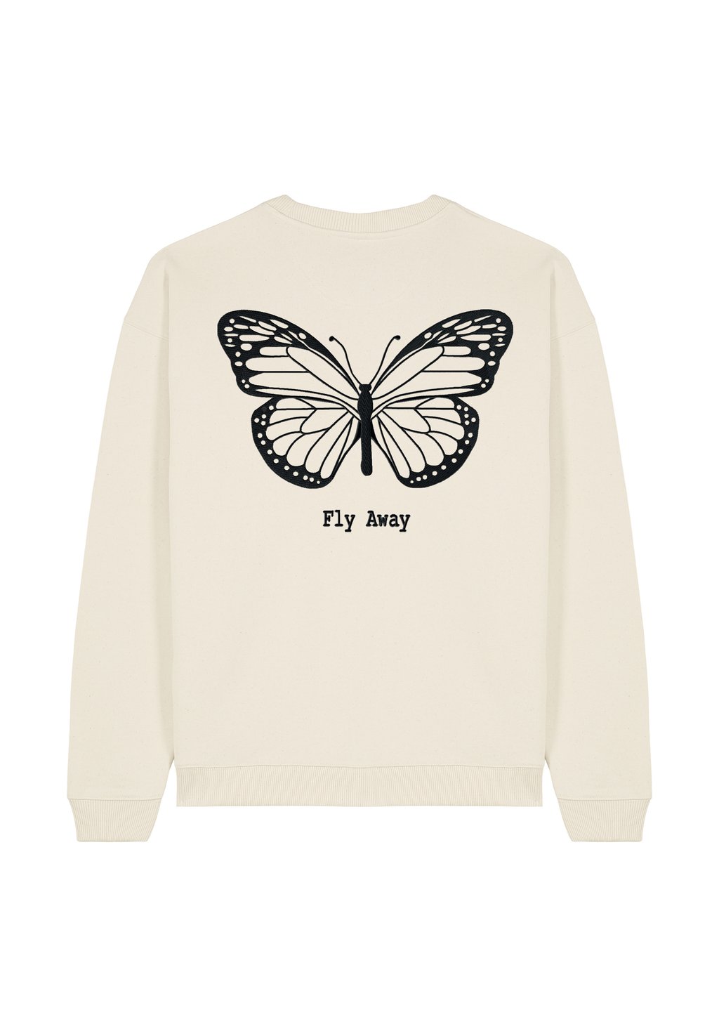 

Толстовка FLY AWAY BACK EMBROIDERY UNISEX Mira Paris, слоновая кость