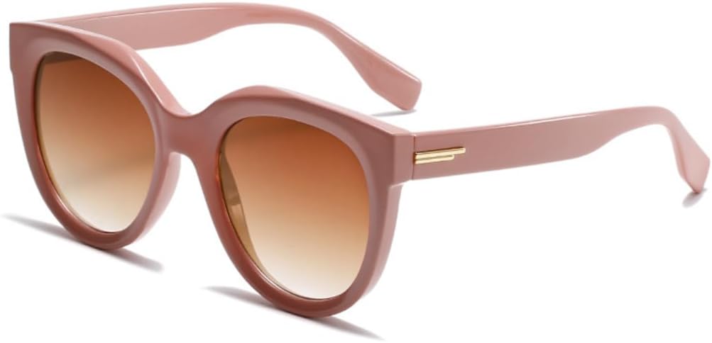 

Солнцезащитные очки с защитой UV400 | Розовые круглые градиентные линзы с заклепками | для женщин и мужчин, для занятий спортом на открытом воздухе и вождения DSVIGF, 07