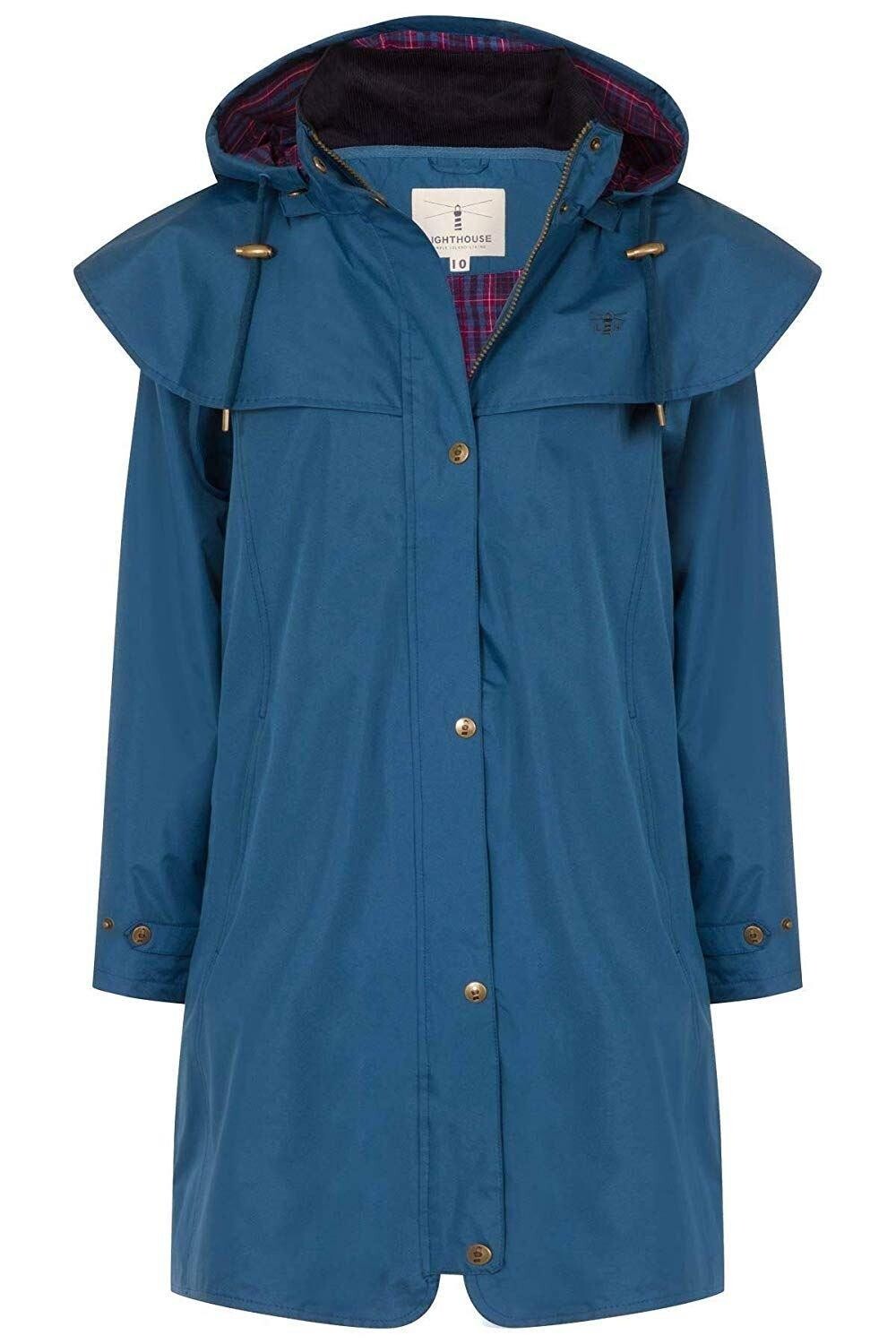 

Водонепроницаемый плащ Outrider длиной 3/4 Lighthouse Clothing, синий