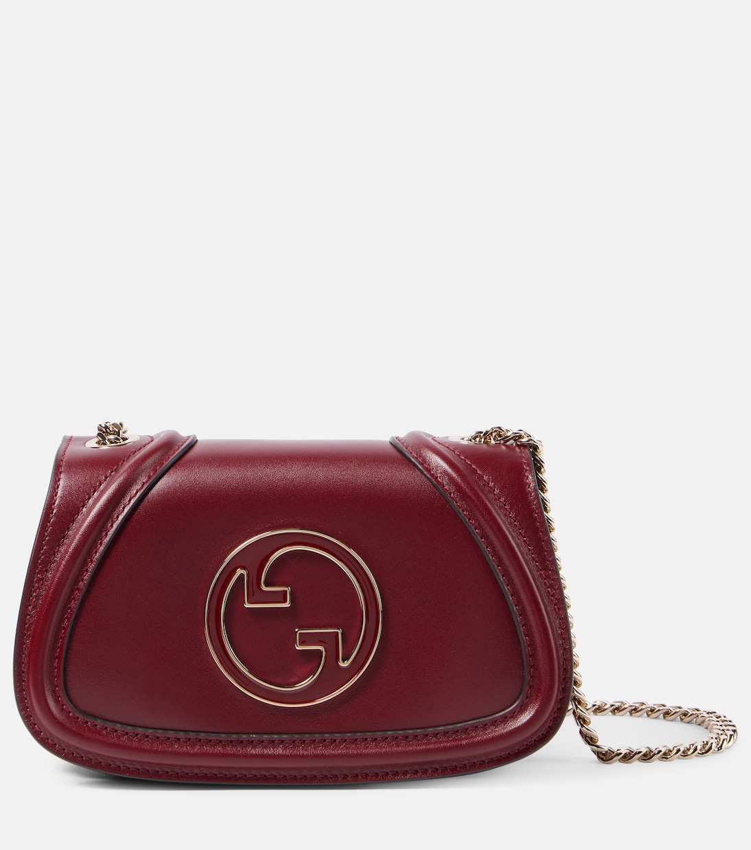 

Блумди мини кожаная сумка через плечо Gucci