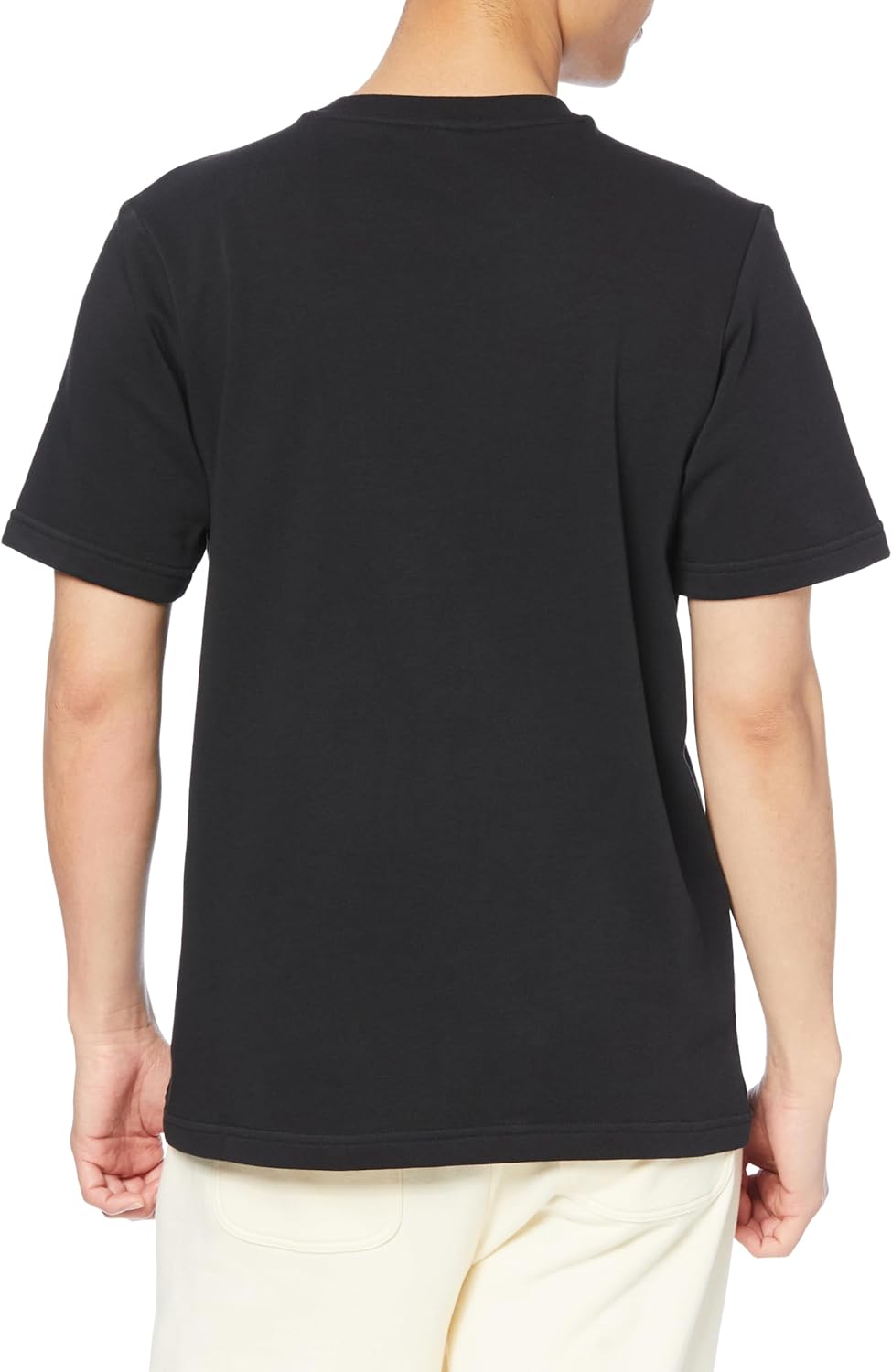 Мужская футболка Elevated Sense Graphic с коротким рукавом и карманом, модель KME64 Adidas, черный — фото 2