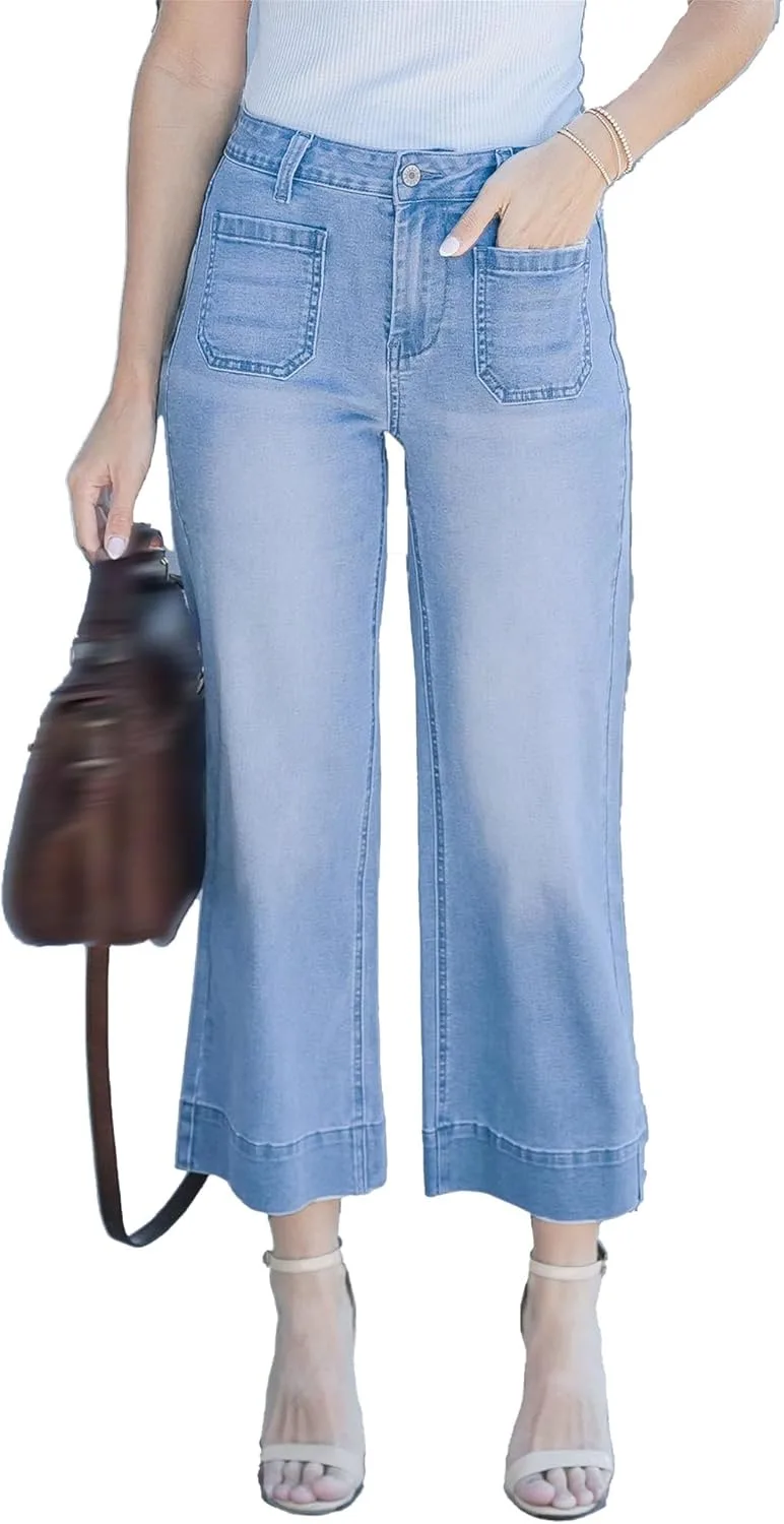 

DGHM-JLMY женские джинсы в стиле ретро с высокой талией и прямым кроем