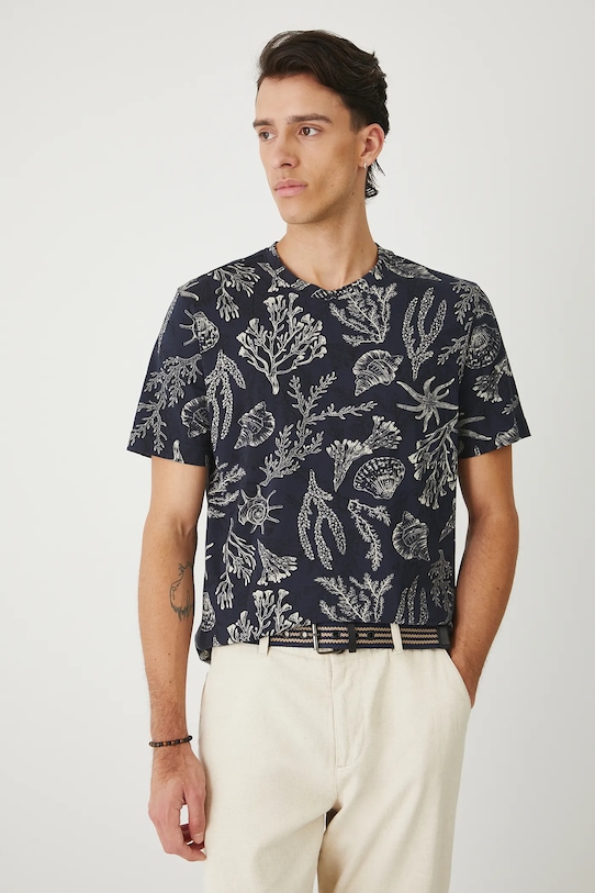 

Хлопковая футболка Medicine, темно-синий