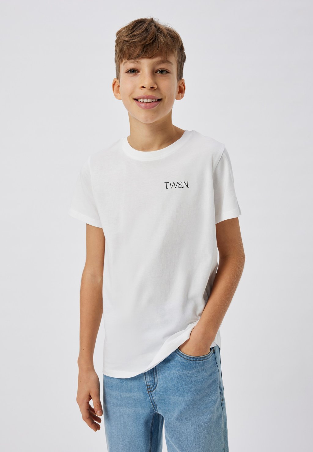 

Базовая футболка T-SHIRT 2ER-PACK TWO SOON, черный