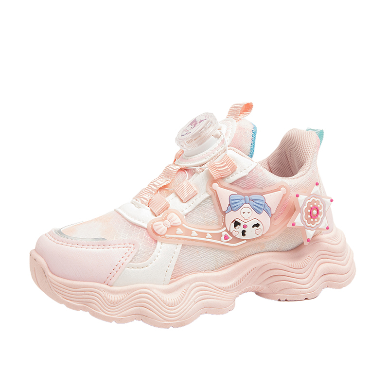 

Нескользящие износостойкие низкие детские кроссовки для повседневной носки RHOBESAM, розовый